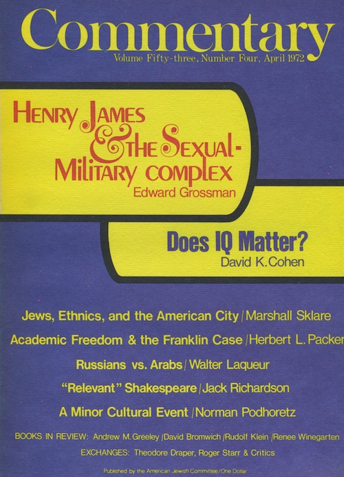 April 1972 Commentary Magazine