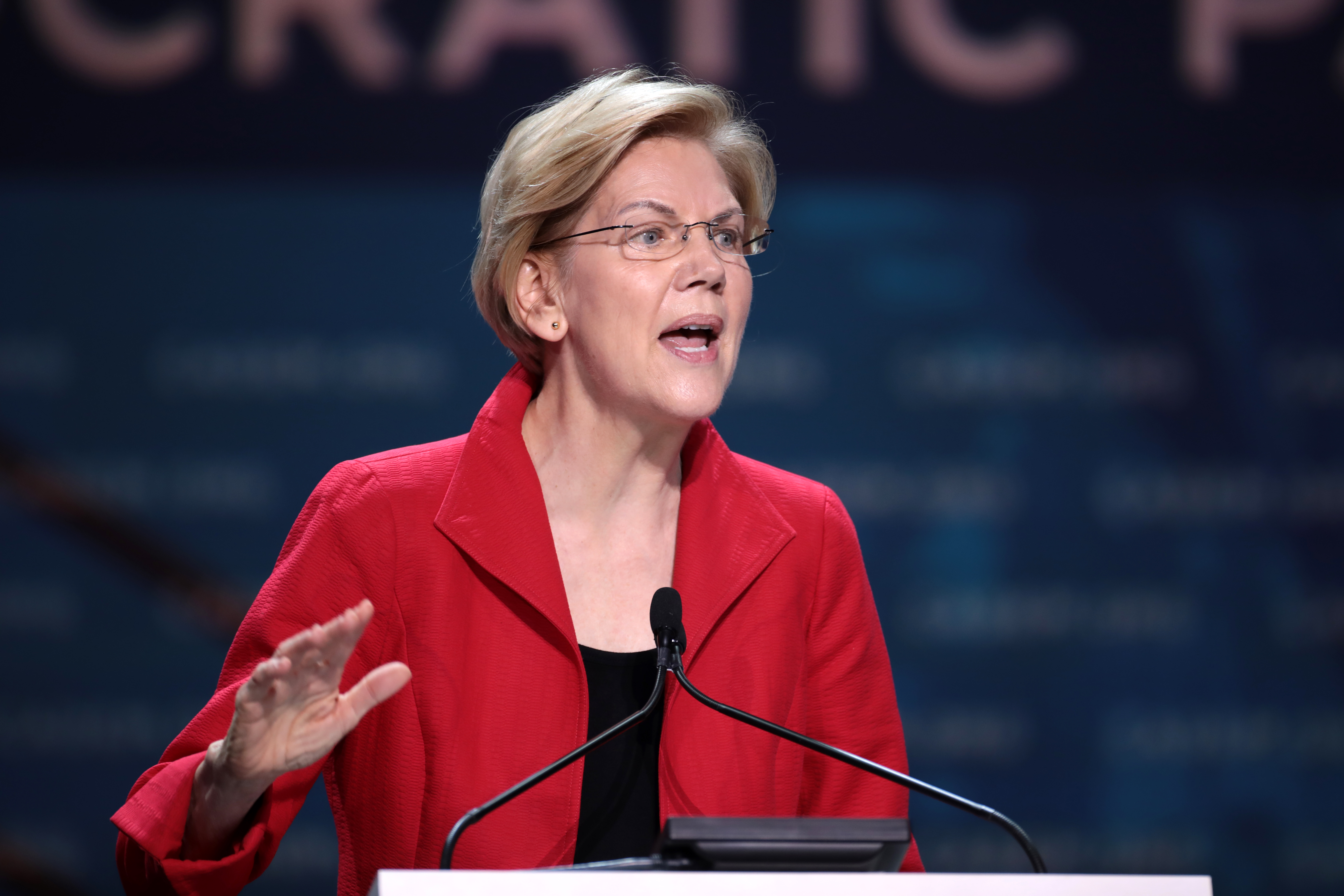 Elizabeth Warren’s Amiable Panting Dogs